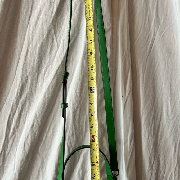 Kate Spade Dorie Bucket Bag Green  Italian Leather Novelty Small Sample Bag - Picture 9 of 9